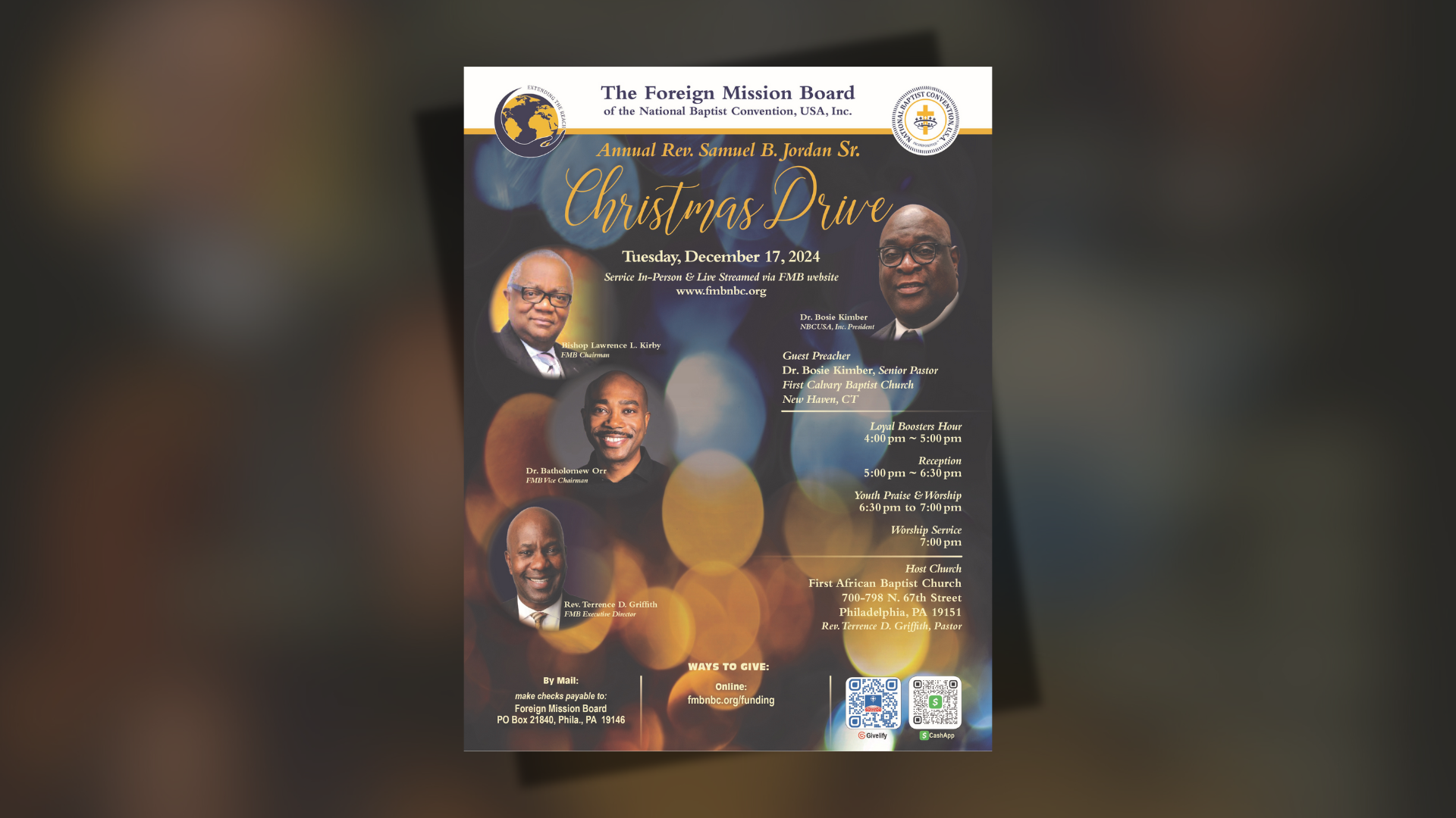 Christmas Drive Flyer