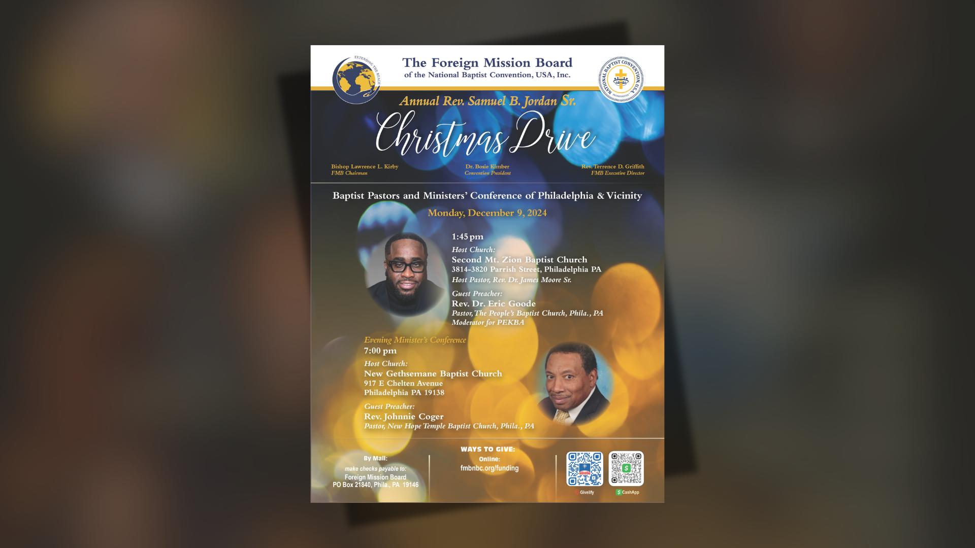 Christmas Drive Flyer 2